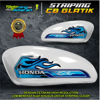 Striping CB 100 CB Glatik Variasi Striping CB API Custom Sticker CB