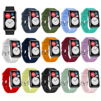 Soft Silicone Strap for Huawei Watch Fit Smart Watch Replacement Original Strap Sport Bracelet Wristband Correa For huawei fit