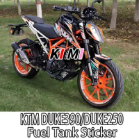 Full car pull flower decal version flower waterproof fuel tank sticker FOR KTM DUKE390 DUKE250
