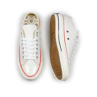 Gen-Star Glossy || Sepatu Sneakers Casual Pria/Wanita 42 ALL WHITE