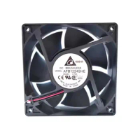 AFB1224SHE 120X120X38mm 24V DC 18W 12038 12cm 0.75A 3700RPM 151.85CFM Cabinet Industrial computer Axial cooling fan