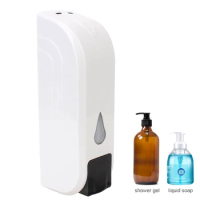 Single Soap Dispenser For Kitchen Bathroom Liquid Soap Container 350ml Shower Gel Detergent Shampoo Bottle Wall-mount