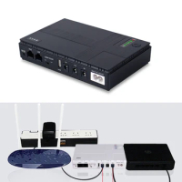 Uninterruptible Power Supply for Dc 5V, 9V, 12V Mini UPS Battery Backup Large Capacity for CCTV &amp; Modem Equipment