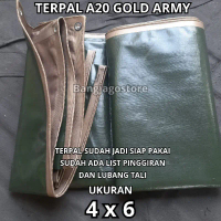 Terpal Tebal 4x6 meter A20 Korea Gold army Terpal Tenda Terop Truk Multifungsi Tahan air