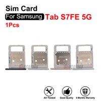 For Samsung Galaxy Tab S7 FE 5G SM-T736B Sim Tray Microsd SIM Card Slot Replacement Part