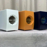 Hifi 5 Inch Classic Full-range Speaker Empty Box One Pair Home System Radian Pure Color KEF LS50 Design