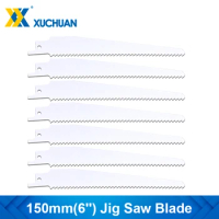 Jig Saw Blade 150mm(6'') S644EM 6TPI Jigsaw Blade Reciprocating Saw Blade HCS Steel Saber Blades for Cutting Wood