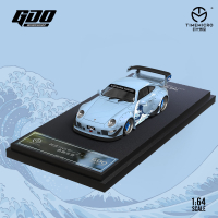 TimeMicro 1:64 RWB Porsche 993 Kanagawa Wave Custom Diecast Car Model for Collectors Display