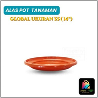 Alas Pot / Tatakan Pot 35 Cm ( 14" ) Putih