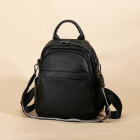 現貨+預購 真牛皮後背包側背包真皮革雙肩包托特包隨身女包包-質感軟皮分層後背包74lv53【獨家進口】【米蘭精品】