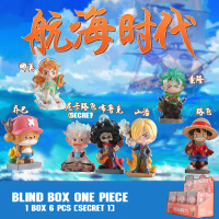 Blind Box One Piece Beli 1 Box dapat 6 Beda Motif Kotak Buta Rahasia One Piece Luffy