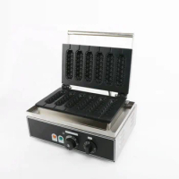 Commercial Stainless Steel Hot Dog Stick Waffle Maker Electric Corn Hotdog Machine