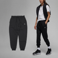 NIKE 耐吉 長褲 Jordan Essentials 男款 黑 白 抽繩 束口 內刷毛 棉褲 運動 休閒(FJ7780-010)