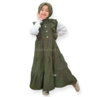 RA - BAJU GAMIS ANAK WARNA HIJAU ARMY AVOCADO LAVENDER TERBARU 2023 VIRAL TIKTOK AQILAH DRESS ZAYDA