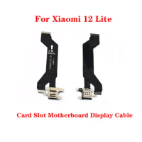 For Xiaomi 12 Lite SIM Card Reader SIM Holder Motherboard Display Connection Flex CableReplacement Parts