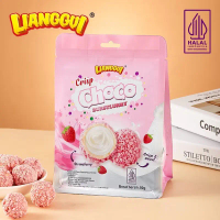 G-SPEEDS ￼[HALAL] Paling Populer Lianggui Crisp Burstlurry Choco Strawberry Coconut Flavour Crisp Ch