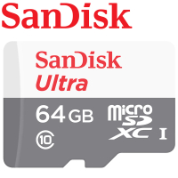 SanDisk 晟碟 64GB 100MB/s Ultra microSDXC TF UHS-I C10 記憶卡(平輸)