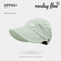 Monday Flow Genuine 25 New Summer Women Golf Vage Golf Sun Cap Top-Empty Visor Empty Breathable Anti