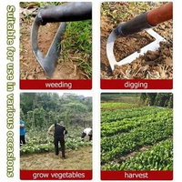ISFRIDAY Cangkul Kebun Berongga Pembersih Rumput Gulma - Solusi Praktis Atasi Rumput Liar, Kuat dan 