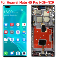 New Original Mate40 Pro LCD For Huawei Mate 40 Pro LCD Display Touch Screen With Frame 6.76" NOH-NX9 Display Digitizer Panel