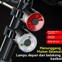 Lampu Ekor Basikal Aloi Aluminium Topi Keledar Amaran Menunggang Malam Depan LED Gunung [COD] daiwa 
