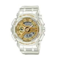 【CASIO】純金色光芒時尚手錶GMA-S110SG-7A