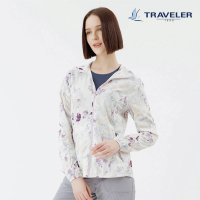 【TRAVELER 旅行者】女款可拆袖吸排抗UV外套_221TR218(防曬外套)