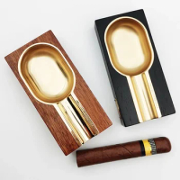 Walnut Cigar Ashtray Home Ashtray Smoking Accessories Home Gadgets