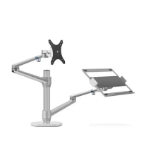 Hot selling adjustable desk mount monitor bracket dual monitor arm and laptop stand holder