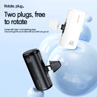 20W Mini Power Bank 5000mAh Type C & iPhone & Android Fast Charging External Battery For All Powerba