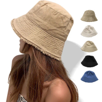 【ZOII 佐壹】日系毛邊水桶帽(漁夫帽 桶帽 穿搭 配件 平頂帽 遮陽帽 #101052)