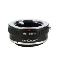 K&amp;F Concept MD-EOS M Adapter for MINOLTA MD Mount Lens to Canon EOS M Mount Camera EOS M100 M200 M1 M2 M3 M4 M50 M6 Lens Adapter