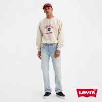 LEVIS 官方旗艦 男款 經典501直筒牛仔褲 / 淺藍水洗X多重磨損刷破工藝 熱賣單品 00501-3497