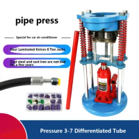 Hydraulic Pipe Press Air Conditioning Hydraulic Press Manual Small Portable Aircon Fitting Crimp Rep