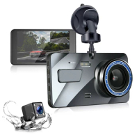 Car Dash Camera 4 Inch IPS Screen Full HD 170 Degree Driver Recorder Safety Guard Dashboard Cam Vehicle Camera