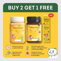 Clover Lemon Honey + Clover Blackcurrant Honey Free Madu