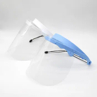 1Set Dental Adjustable Face Shield HD Transparent Isolation Mask Anti-Dust