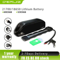 E-bike Battery 18650/21700 Cell SAMSUNG/LG Pack 52V17.5/20AH li-ion Powerful Bicycle Lithium Battery for BAFANG BBS01- BBSHD