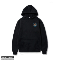 BlackStar Cloting Company Hoodie Hitam l One Piece Series HC005