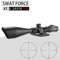 Tactical Riflescope SWAT FORCE XT 6-24x56 SAL Spotting Rifle Scope Hunting Optic Collimator Airsoft Airgun PCP Gun Sight