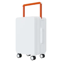 Large Capacity Wide Trolley Case Fashion Business Business Trip 20-Inch Boarding Bag Universal Wheel Mute Luggage USB Charging