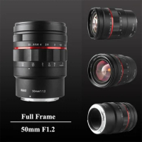 Meike 50mm F1.2 Full Frame Large Aperture Lens Manual Focus for Canon for Nikon for Sony
