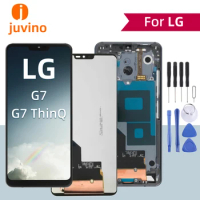 Juvino For LG G7 G7 ThinQ LCD Original Display Screen and Touch Screen Sensor Digitizer Assembly with Repair Tools