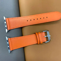 Suitable for Apple smartwatch Apple Watch 8/7/6/S9 hand sewn Herm è s strap 41-45mm