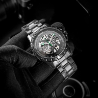 NO-1008 [ETERNO x Hùng Luxury] Đồng Hồ Cơ Nam ETERNO E25-0072 Dây thép không gỉ