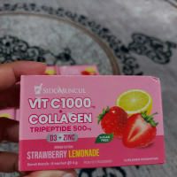Sidomuncul Collagen Vit C1000 D3 Zinc Minuman Tripeptide 500mg Untuk Kesehatan Kulit Dan Imunitas 6 