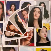 [Jisoo - Blackpink] Card des unoff ảnh bo góc idol Jisoo (Blackpink) - chuyên in card theo yêu cầu
