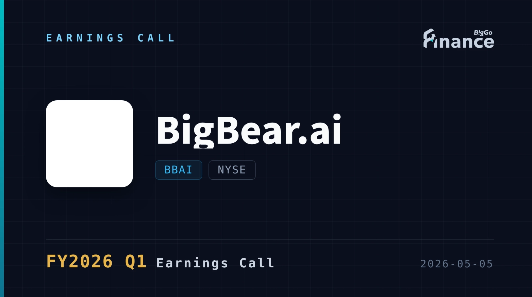 [BBAI Q1 2026 Earnings Call] BigBear.ai Flat Revenue Masks Margin Surge ...