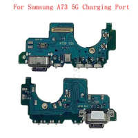 USB Charging Connector Port Board Flex Cable For Samsung A73 5G A736 Charging Connector Repair Parts