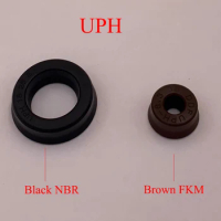UPH 90*110*12 90x110x12 Brown FKM FPM Black NBR Rubber Dustproof Groove Two U Lip Hydraulic Piston Rod O Ring Gasket Oil Seal